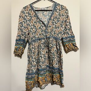 NorthStyle Half Sleeve Floral Tunic
